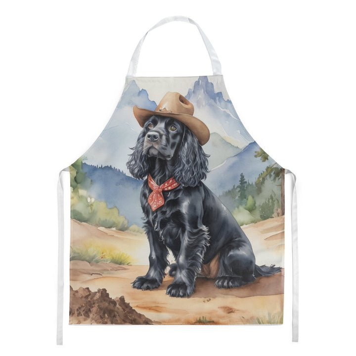 Yorkshire Terrier Yorkie Cowboy Welcome Apron Image 7