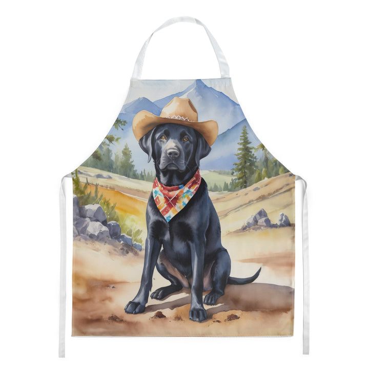 Yorkshire Terrier Yorkie Cowboy Welcome Apron Image 1