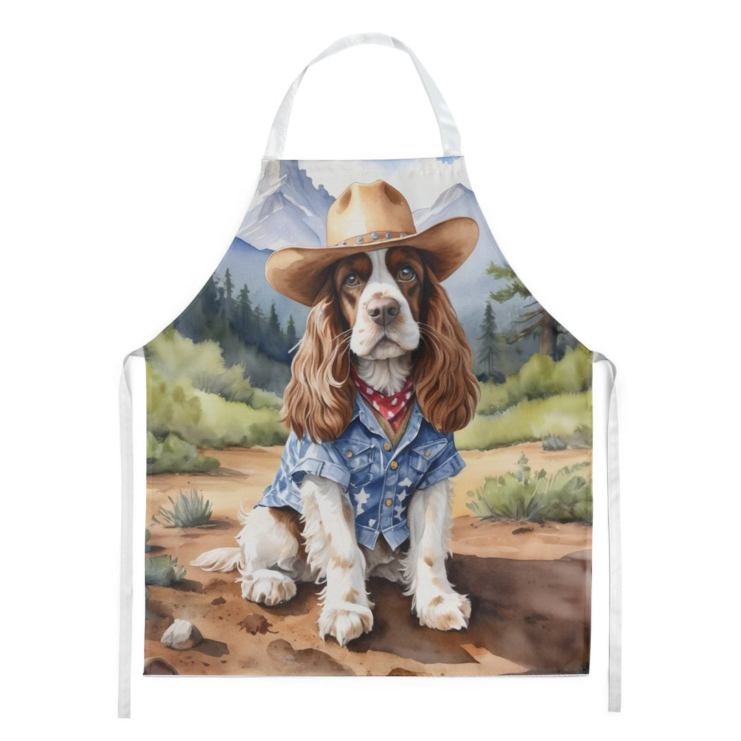 Yorkshire Terrier Yorkie Cowboy Welcome Apron Image 9