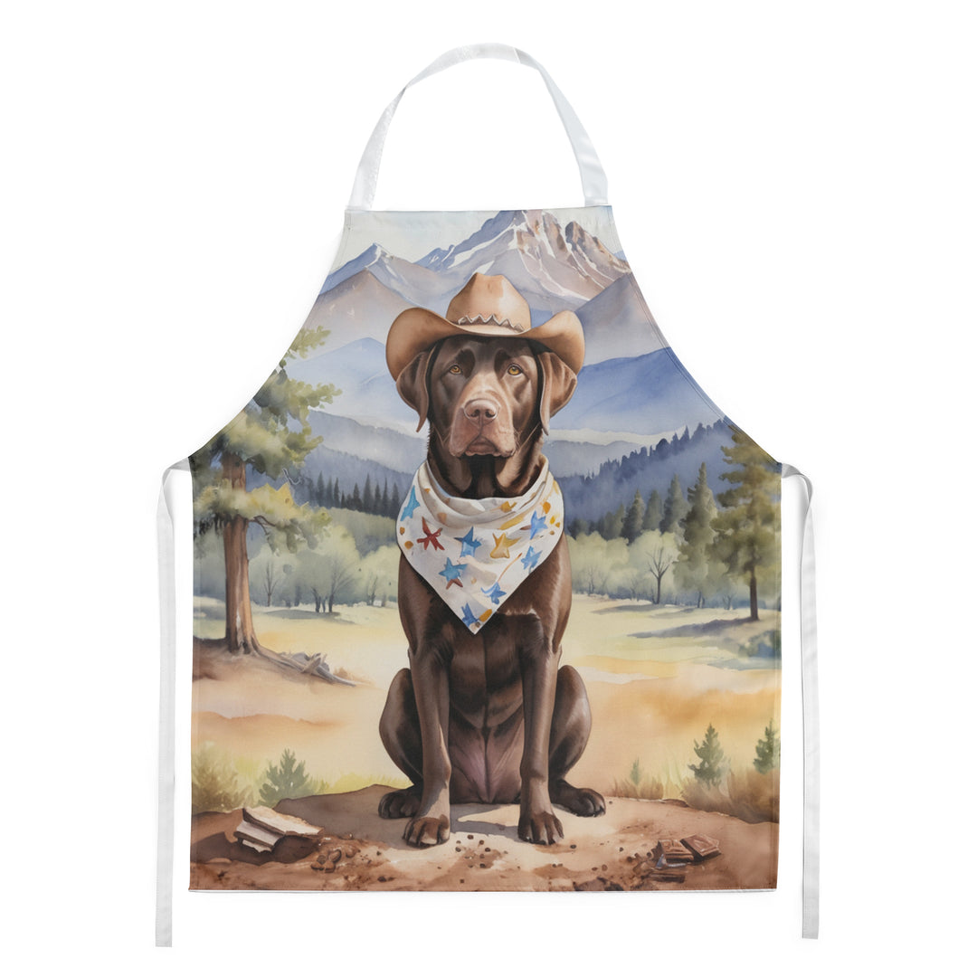 Yorkshire Terrier Yorkie Cowboy Welcome Apron Image 7