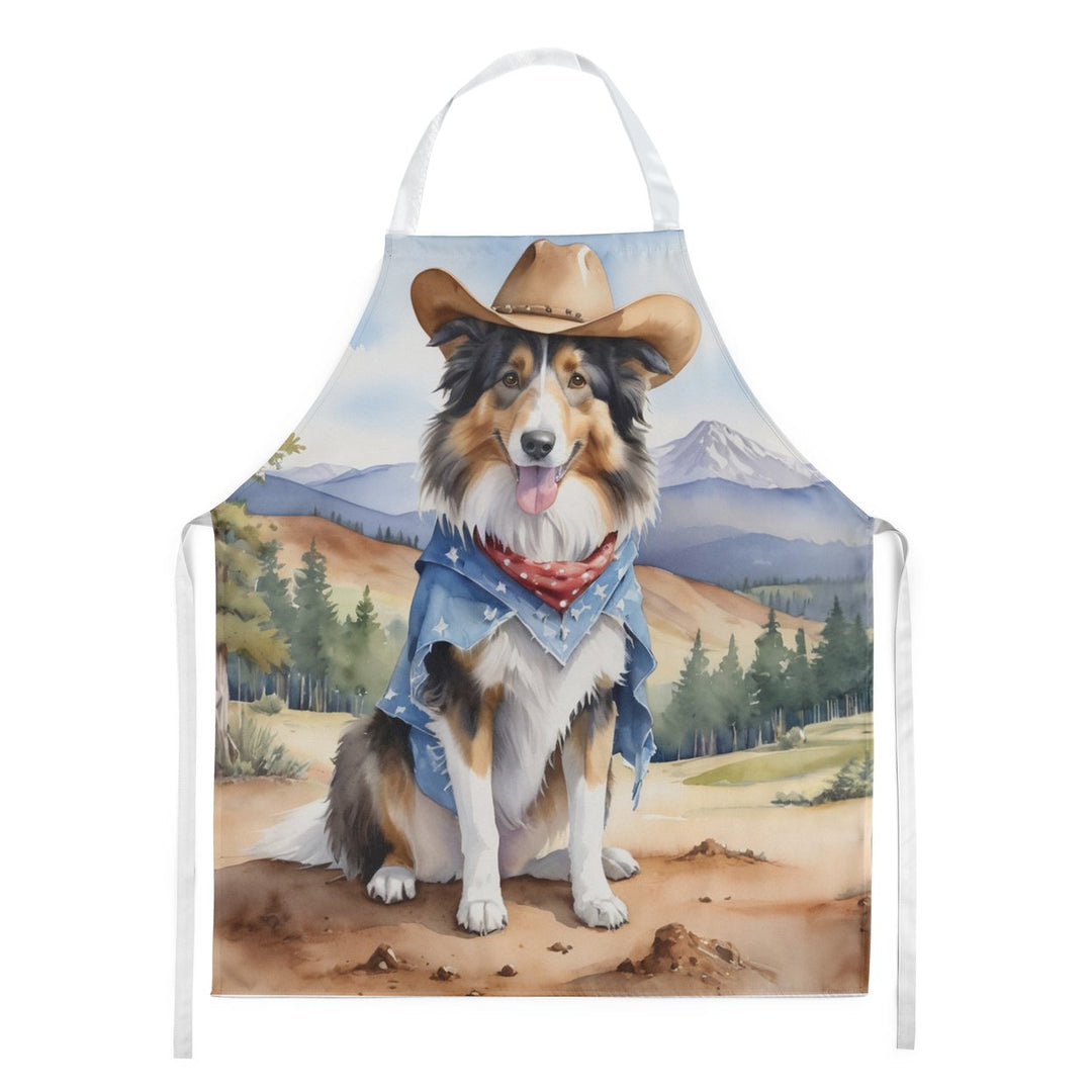 Yorkshire Terrier Yorkie Cowboy Welcome Apron Image 10