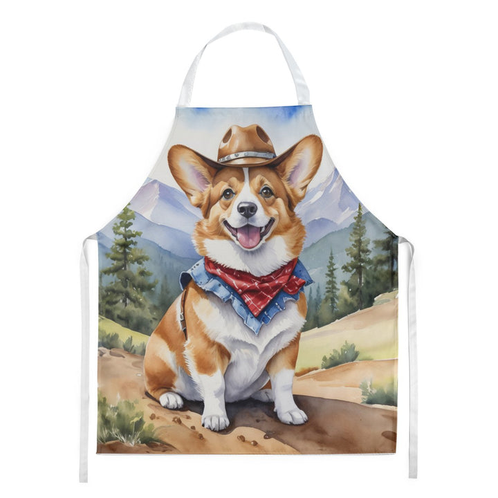 Yorkshire Terrier Yorkie Cowboy Welcome Apron Image 11