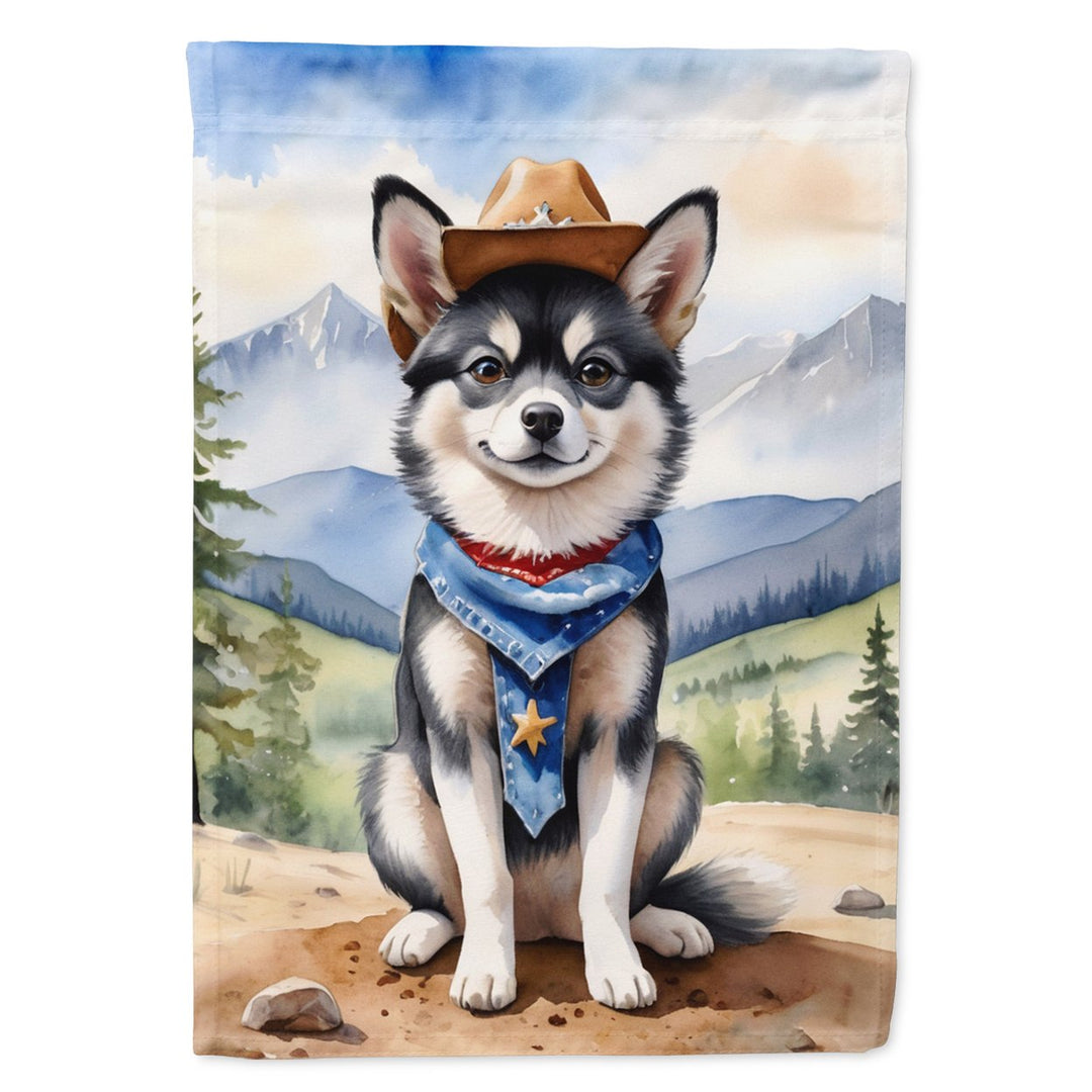 Yorkshire Terrier Yorkie Cowboy Welcome House Flag Image 9