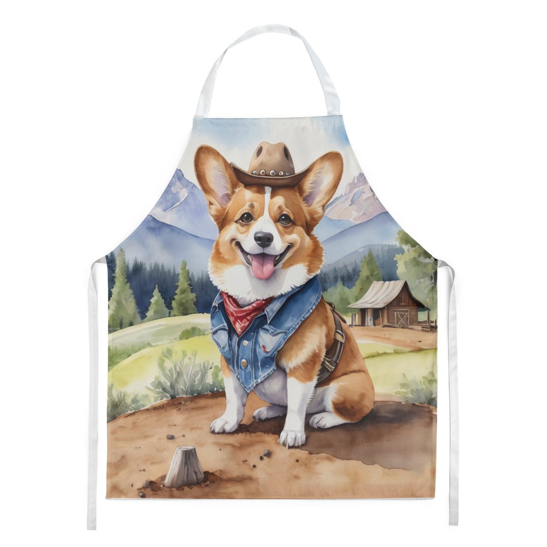 Yorkshire Terrier Yorkie Cowboy Welcome Apron Image 12