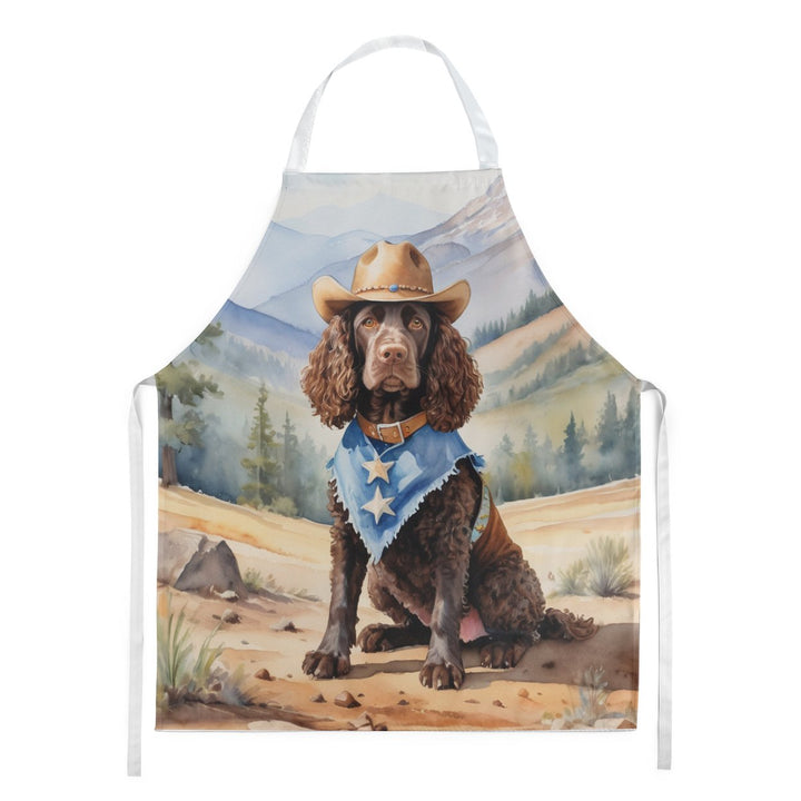 Yorkshire Terrier Yorkie Cowboy Welcome Apron Image 12