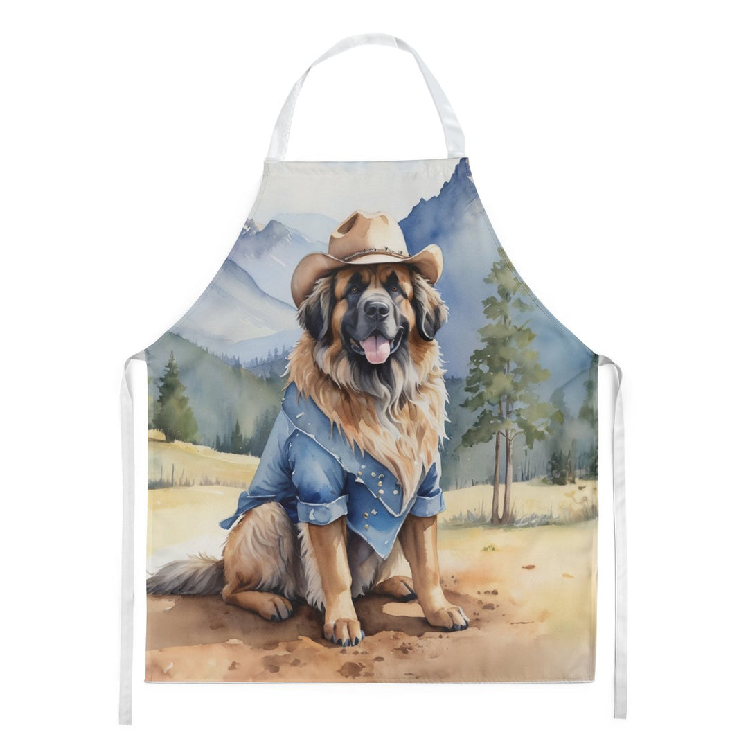 Yorkshire Terrier Yorkie Cowboy Welcome Apron Image 1