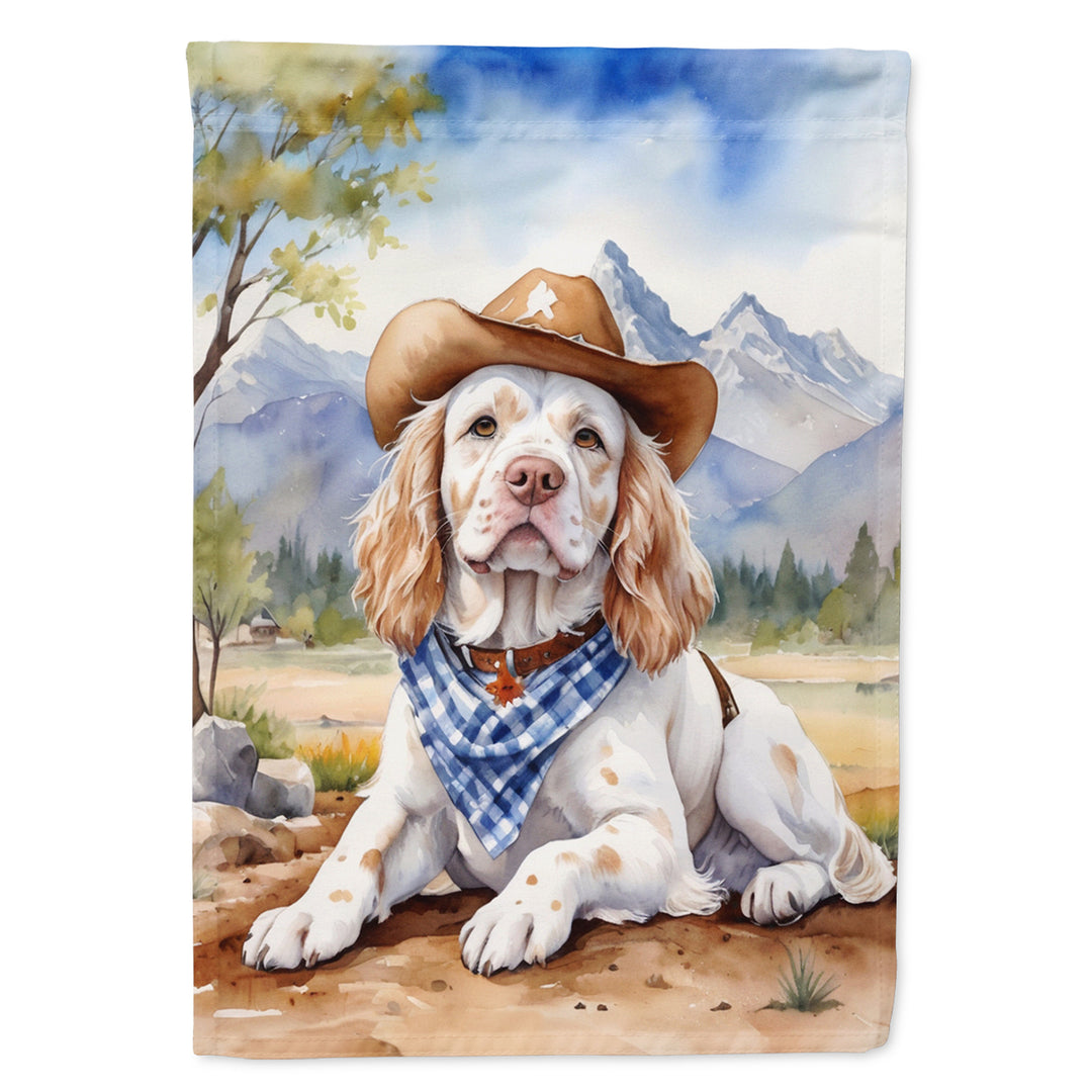 Yorkshire Terrier Yorkie Cowboy Welcome House Flag Image 10