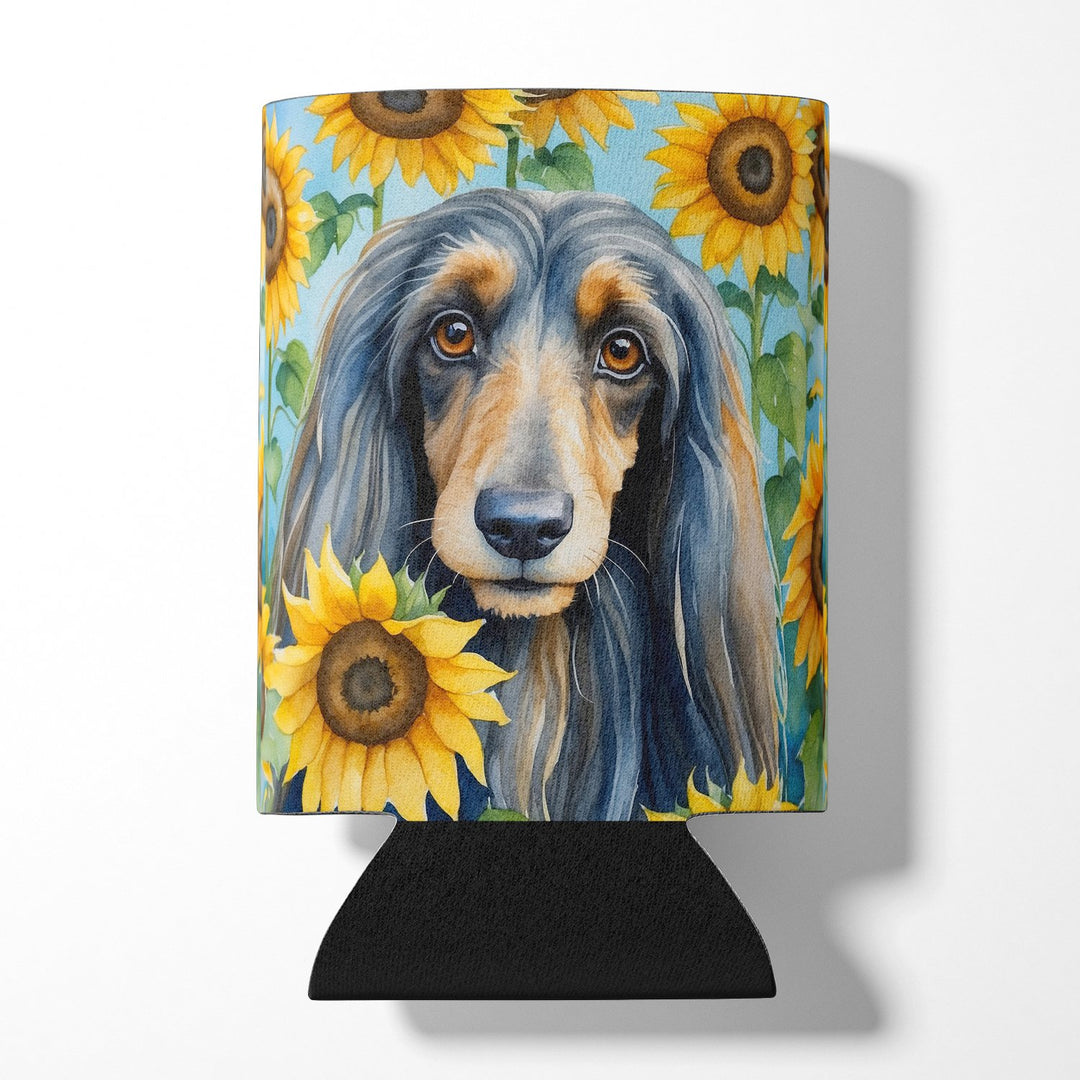 Yorkshire Terrier in Sunflowers Can or Bottle Hugger Image 2