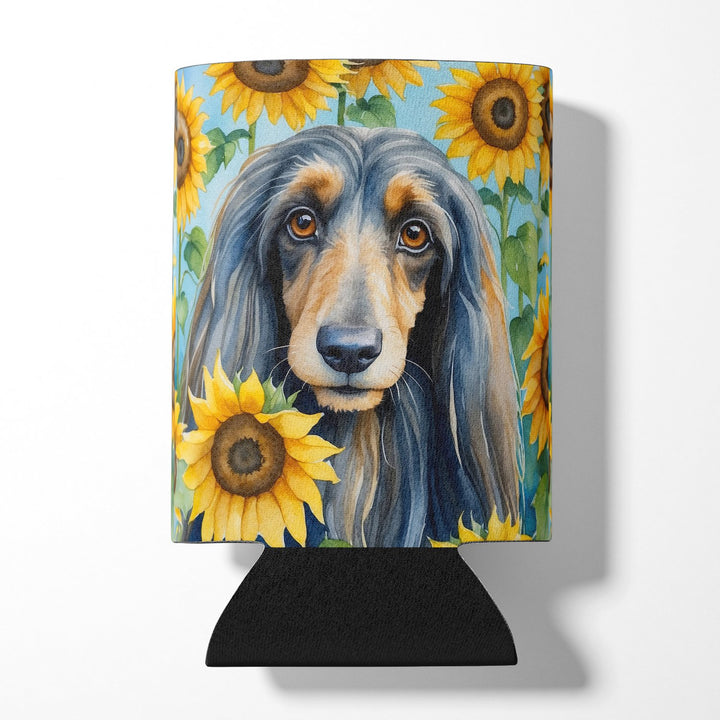 Yorkshire Terrier in Sunflowers Can or Bottle Hugger Image 2