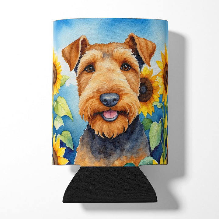 Yorkshire Terrier in Sunflowers Can or Bottle Hugger Image 3