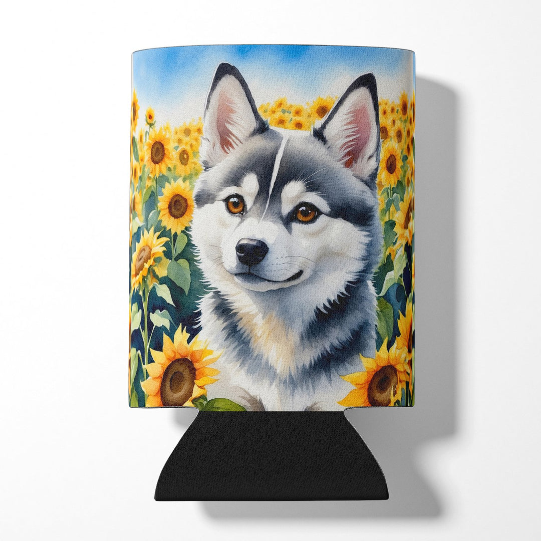 Yorkshire Terrier in Sunflowers Can or Bottle Hugger Image 5