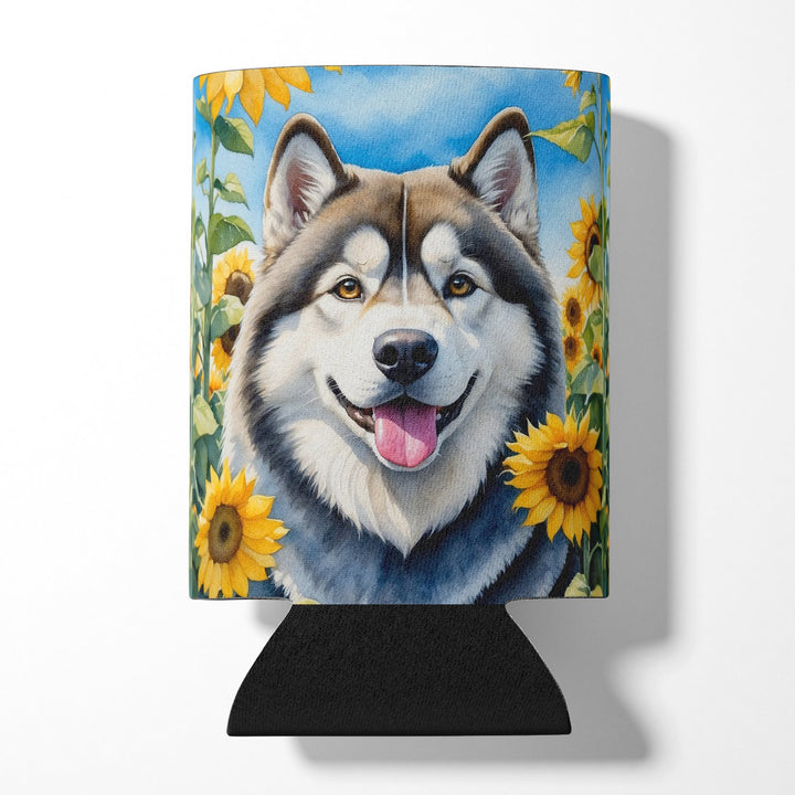 Yorkshire Terrier in Sunflowers Can or Bottle Hugger Image 6