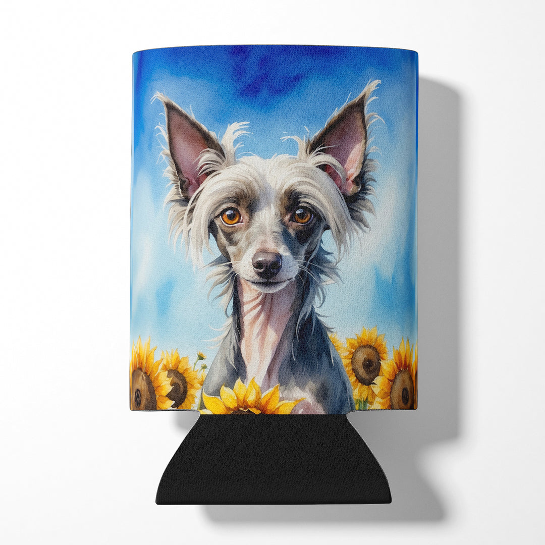 Yorkshire Terrier in Sunflowers Can or Bottle Hugger Image 5