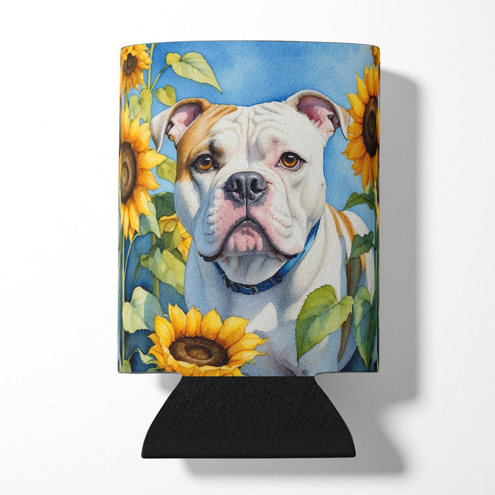 Yorkshire Terrier in Sunflowers Can or Bottle Hugger Image 7