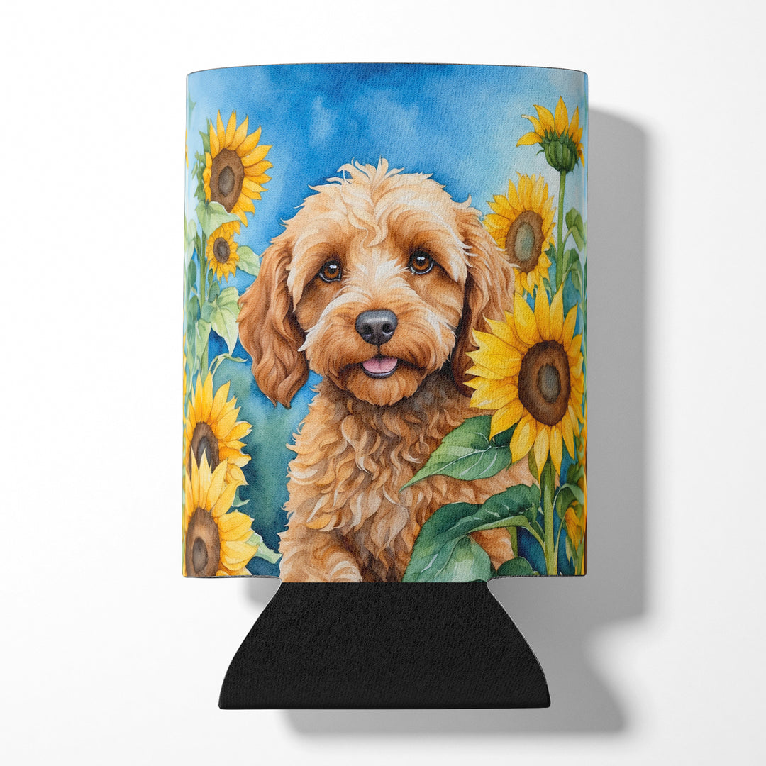 Yorkshire Terrier in Sunflowers Can or Bottle Hugger Image 9