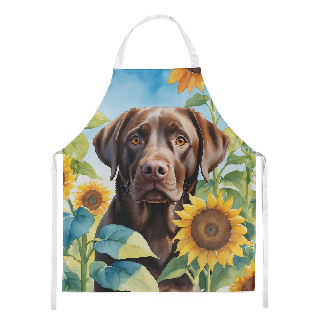 Yorkshire Terrier in Sunflowers Apron Image 12