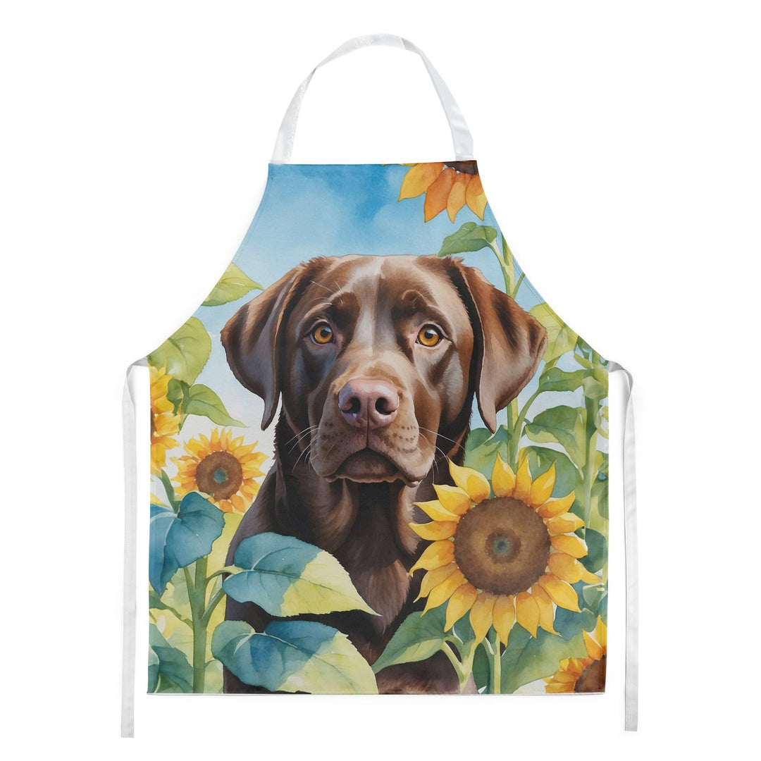 Yorkshire Terrier in Sunflowers Apron Image 1