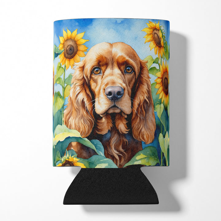 Yorkshire Terrier in Sunflowers Can or Bottle Hugger Image 11