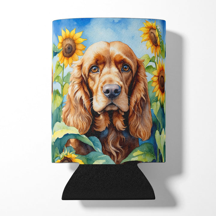 Yorkshire Terrier in Sunflowers Can or Bottle Hugger Image 1