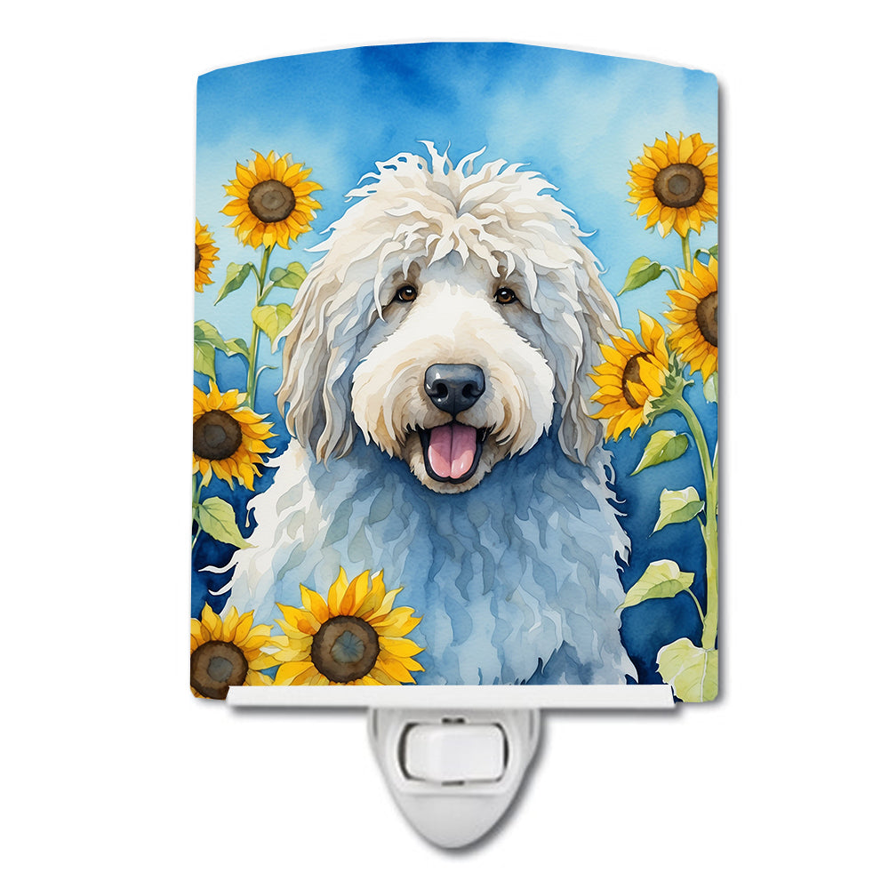 Yorkshire Terrier in Sunflowers Ceramic Night Light Image 9