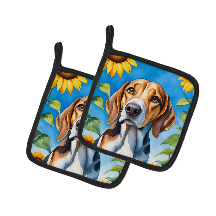 Yorkshire Terrier in Sunflowers Pair of Pot Holders Image 10