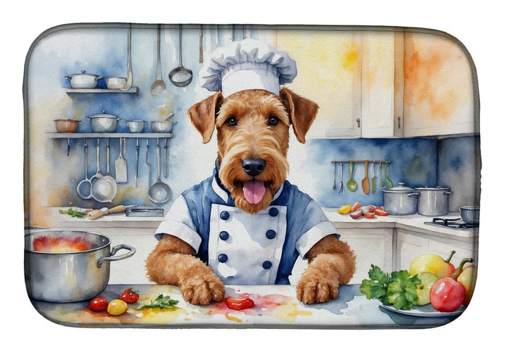 Yorkie Yorkshire Terrier The Chef Dish Drying Mat Image 3