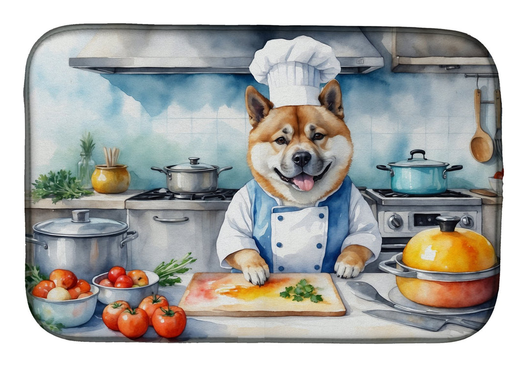 Yorkie Yorkshire Terrier The Chef Dish Drying Mat Image 4