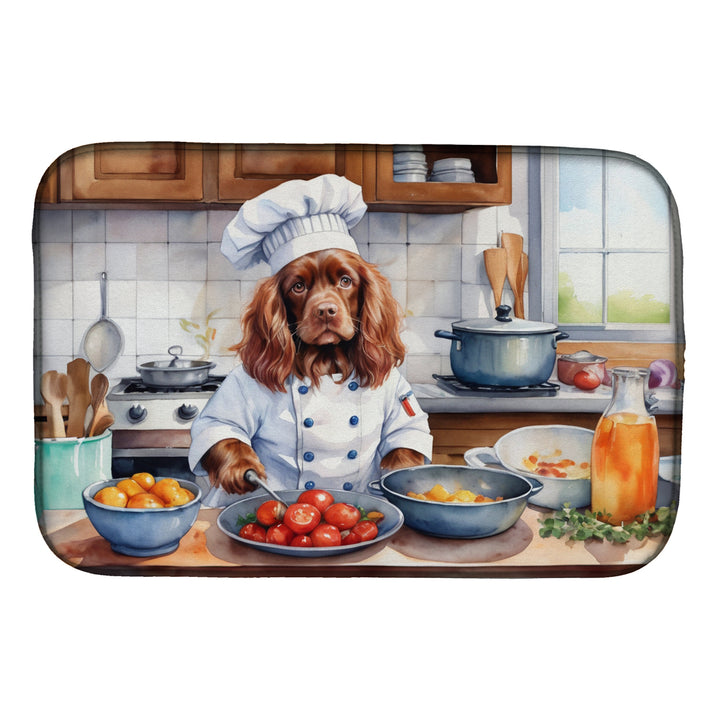 Yorkie Yorkshire Terrier The Chef Dish Drying Mat Image 4