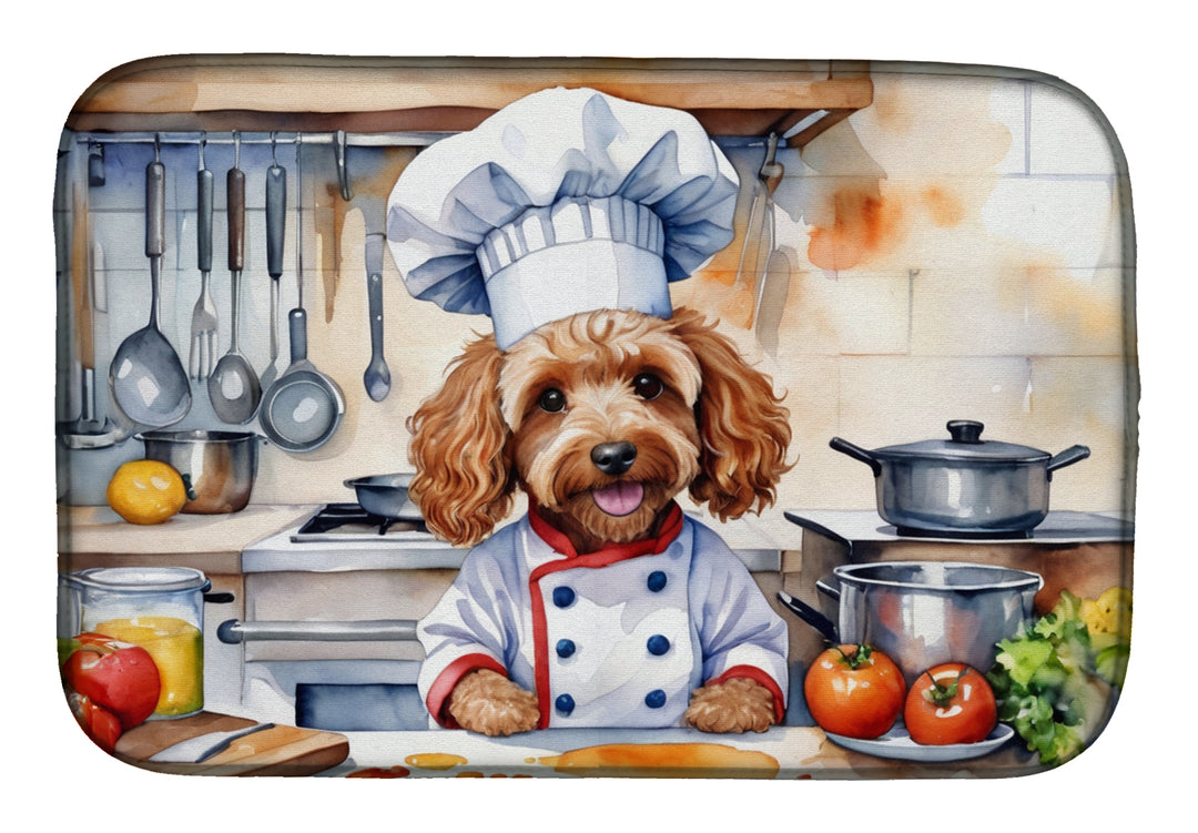 Yorkie Yorkshire Terrier The Chef Dish Drying Mat Image 6