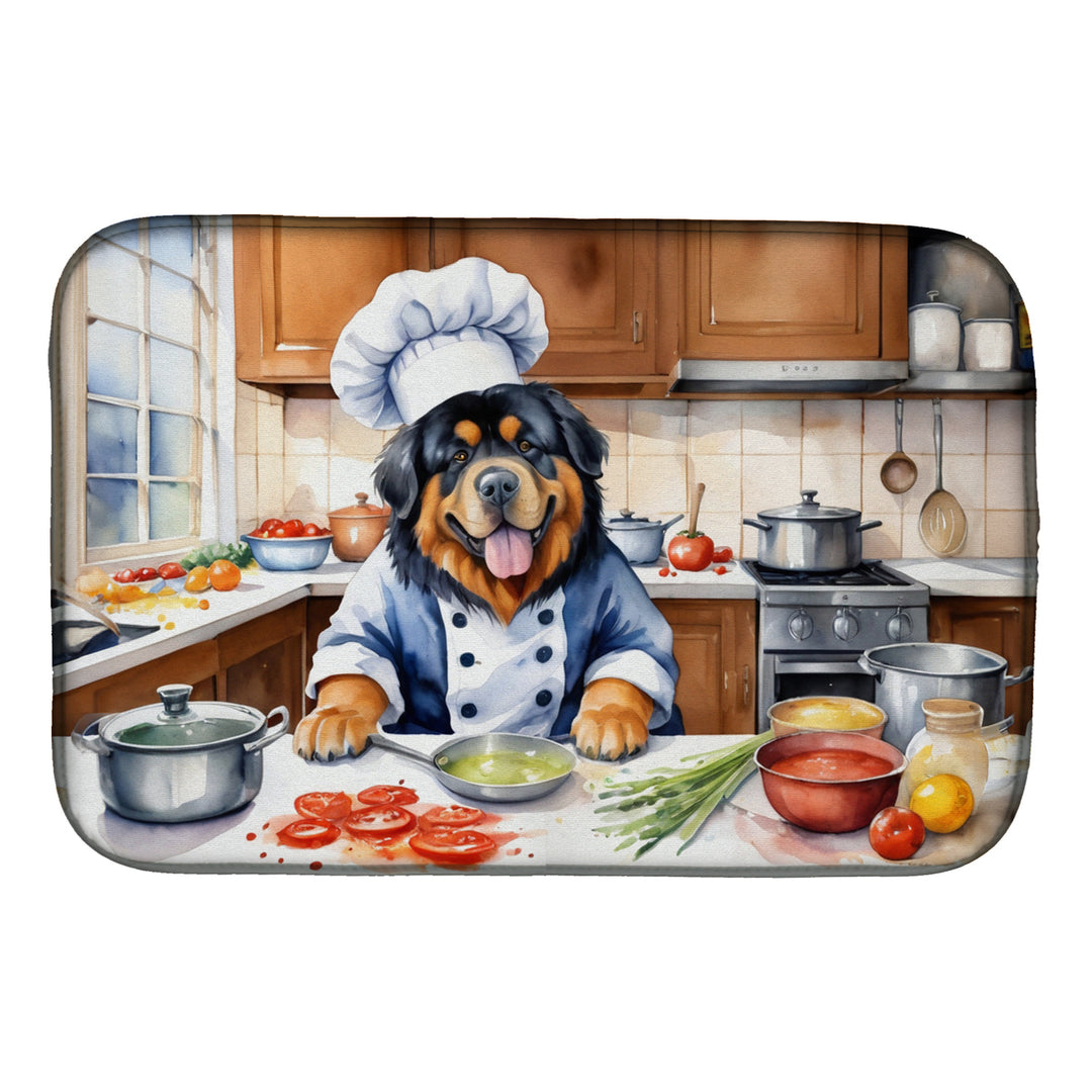 Yorkie Yorkshire Terrier The Chef Dish Drying Mat Image 5