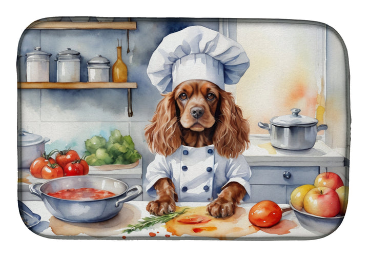 Yorkie Yorkshire Terrier The Chef Dish Drying Mat Image 7