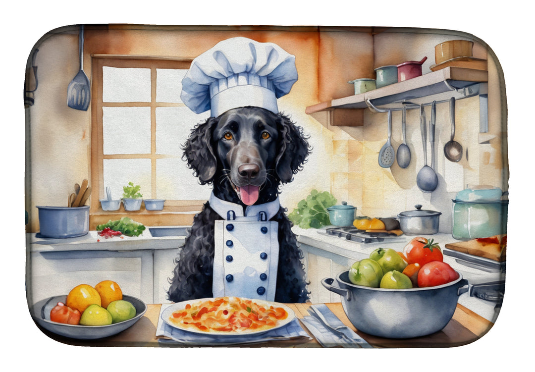 Yorkie Yorkshire Terrier The Chef Dish Drying Mat Image 10