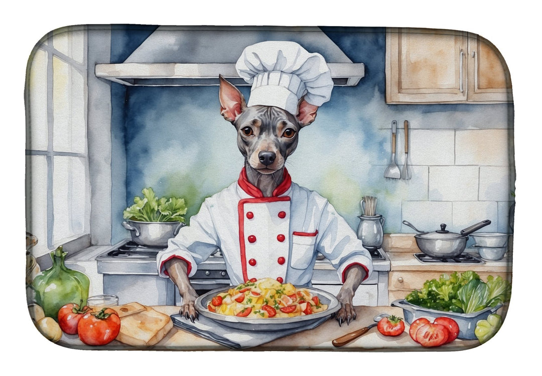 Yorkie Yorkshire Terrier The Chef Dish Drying Mat Image 1