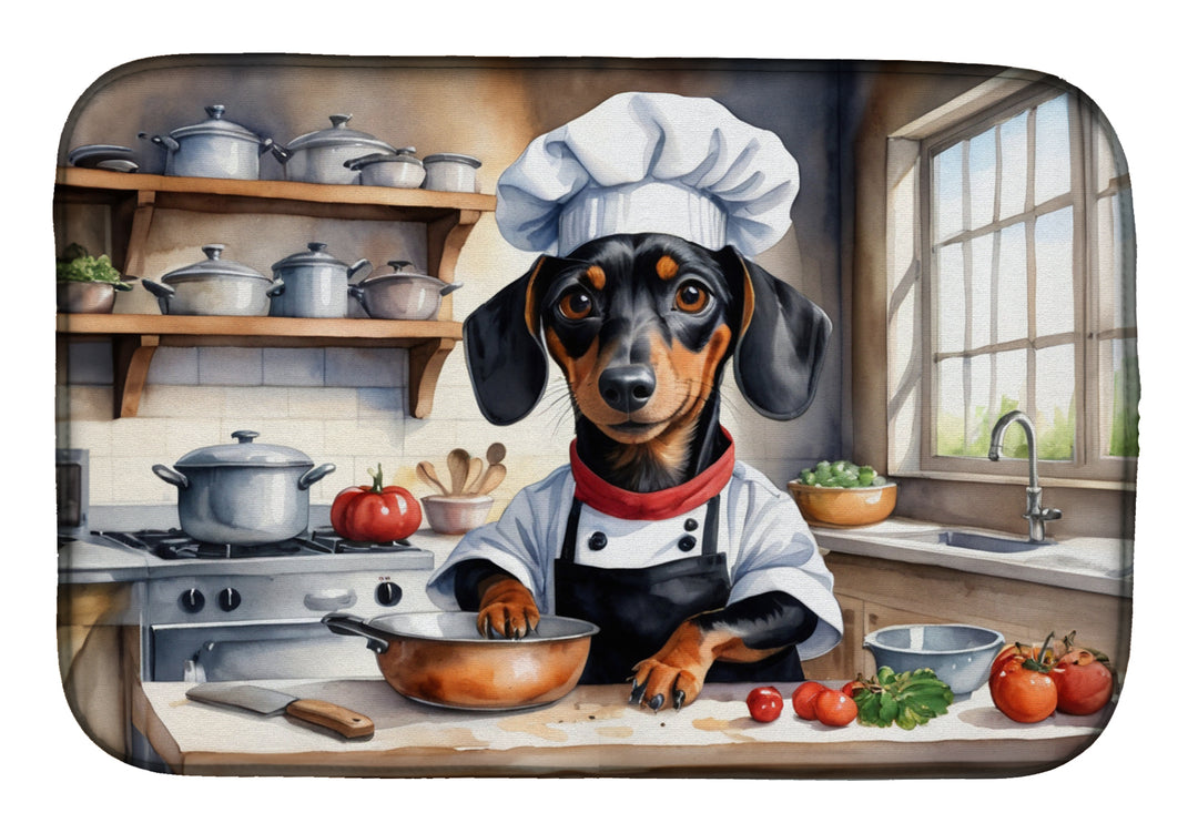 Yorkie Yorkshire Terrier The Chef Dish Drying Mat Image 11