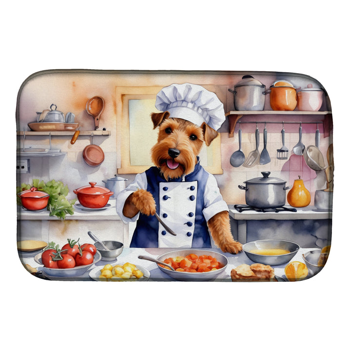 Yorkie Yorkshire Terrier The Chef Dish Drying Mat Image 11