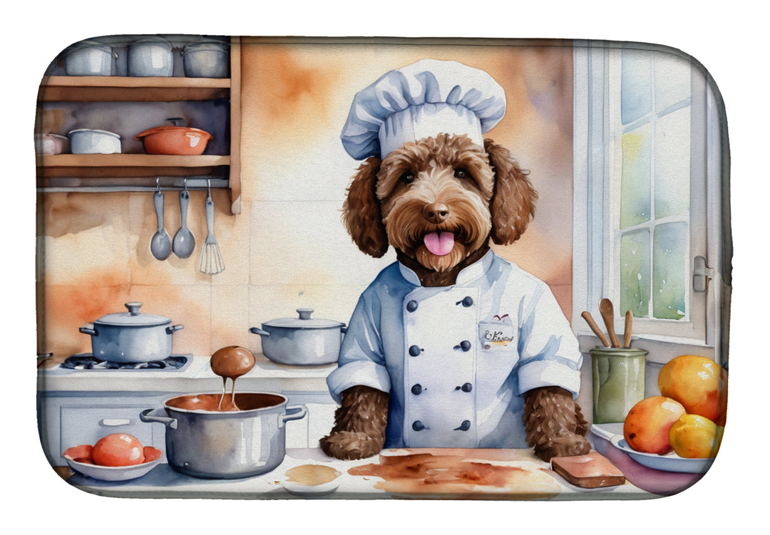 Yorkie Yorkshire Terrier The Chef Dish Drying Mat Image 2