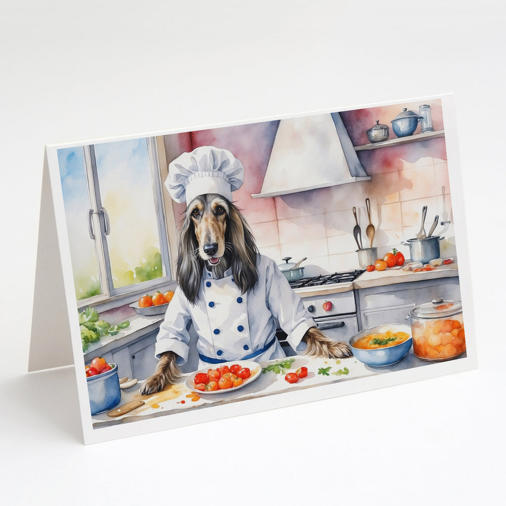 Yorkie Yorkshire Terrier The Chef Greeting Cards Pack of 8 Image 2