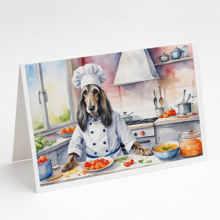 Yorkie Yorkshire Terrier The Chef Greeting Cards Pack of 8 Image 1