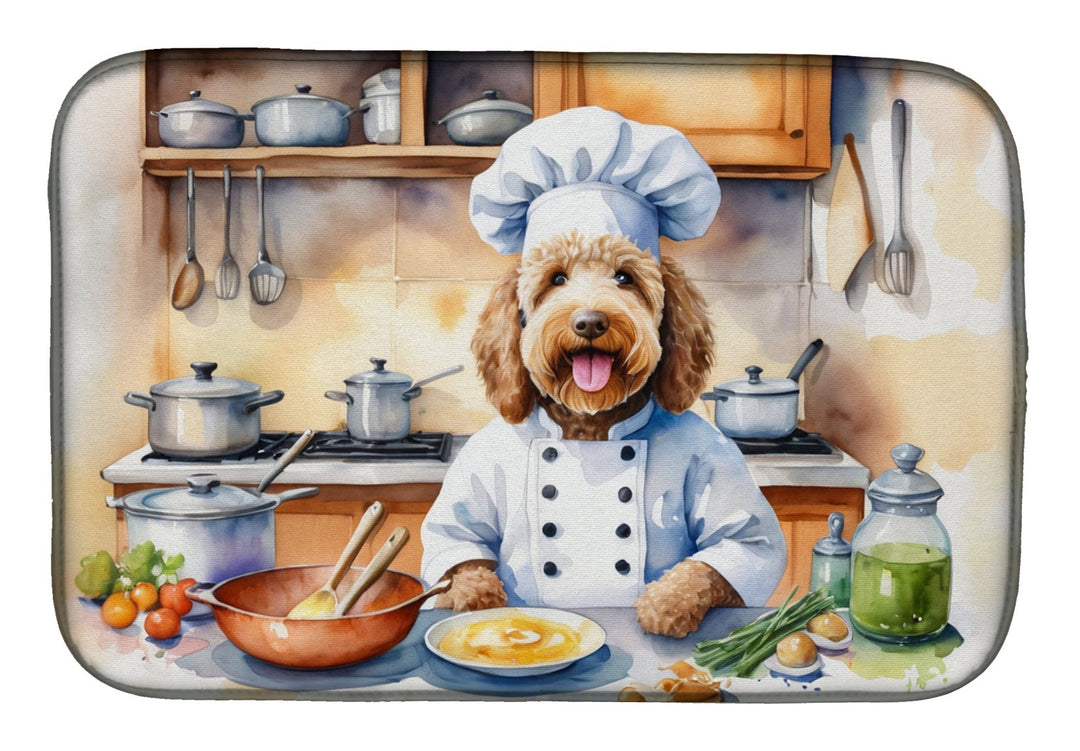 Yorkie Yorkshire Terrier The Chef Dish Drying Mat Image 1