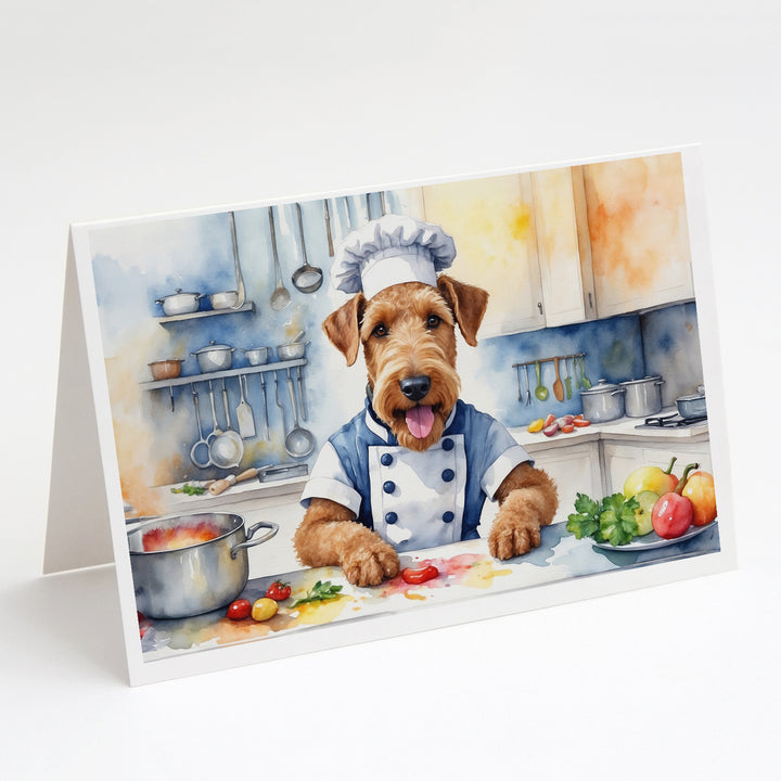 Yorkie Yorkshire Terrier The Chef Greeting Cards Pack of 8 Image 3