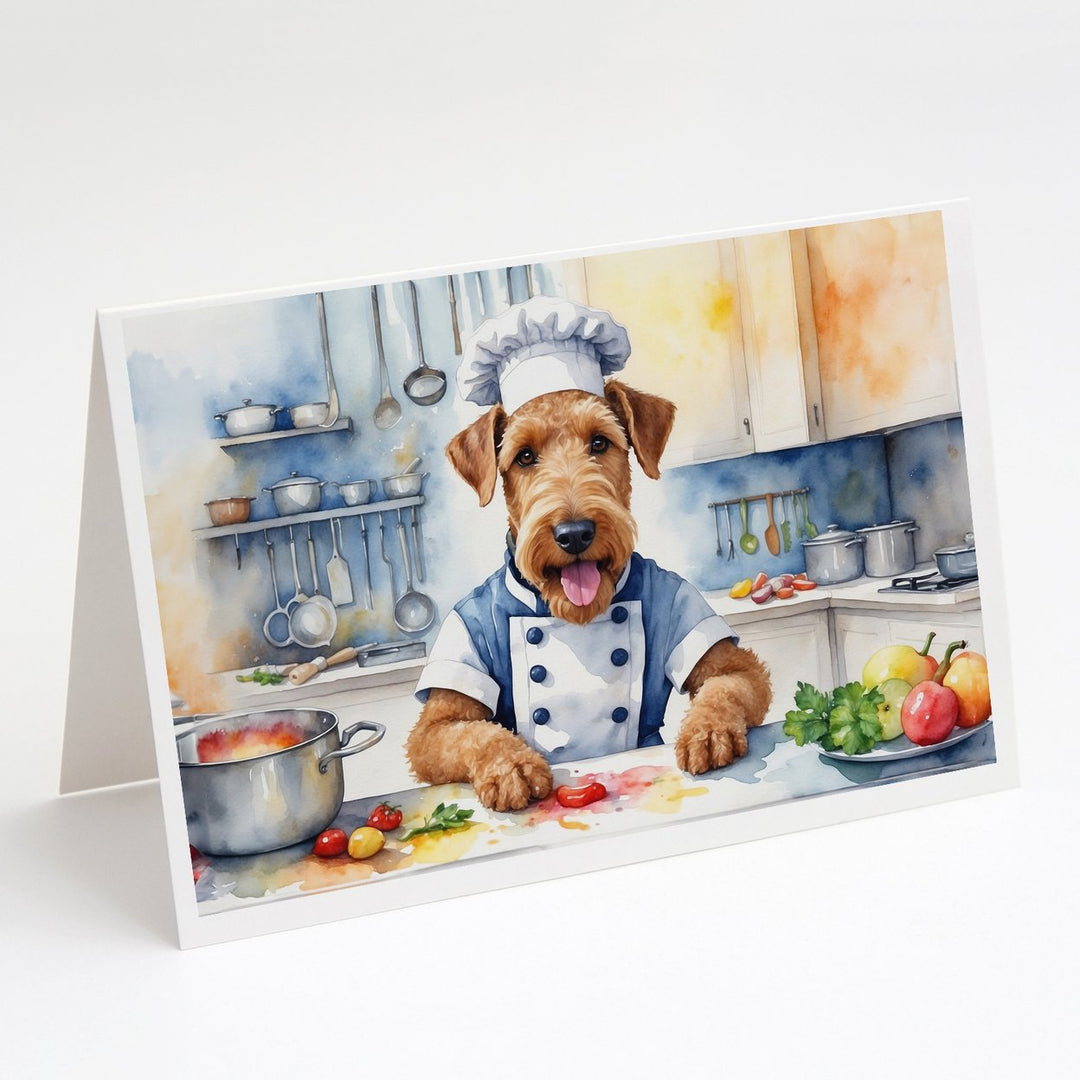 Yorkie Yorkshire Terrier The Chef Greeting Cards Pack of 8 Image 1