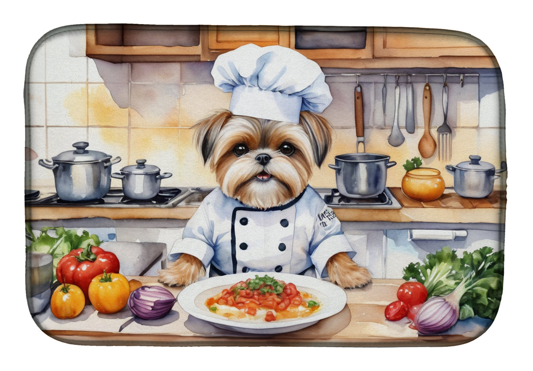 Yorkie Yorkshire Terrier The Chef Dish Drying Mat Image 5