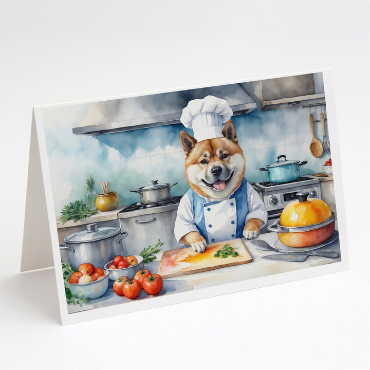 Yorkie Yorkshire Terrier The Chef Greeting Cards Pack of 8 Image 4