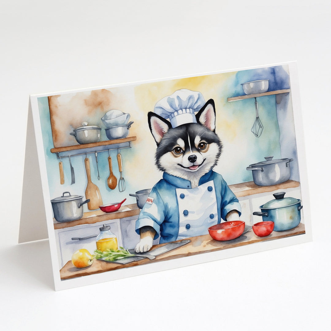 Yorkie Yorkshire Terrier The Chef Greeting Cards Pack of 8 Image 5