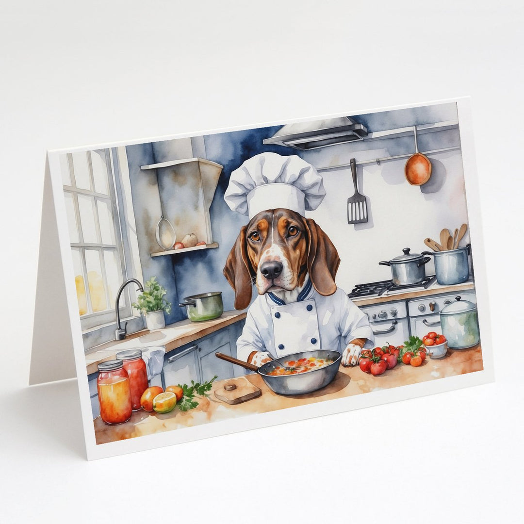 Yorkie Yorkshire Terrier The Chef Greeting Cards Pack of 8 Image 1