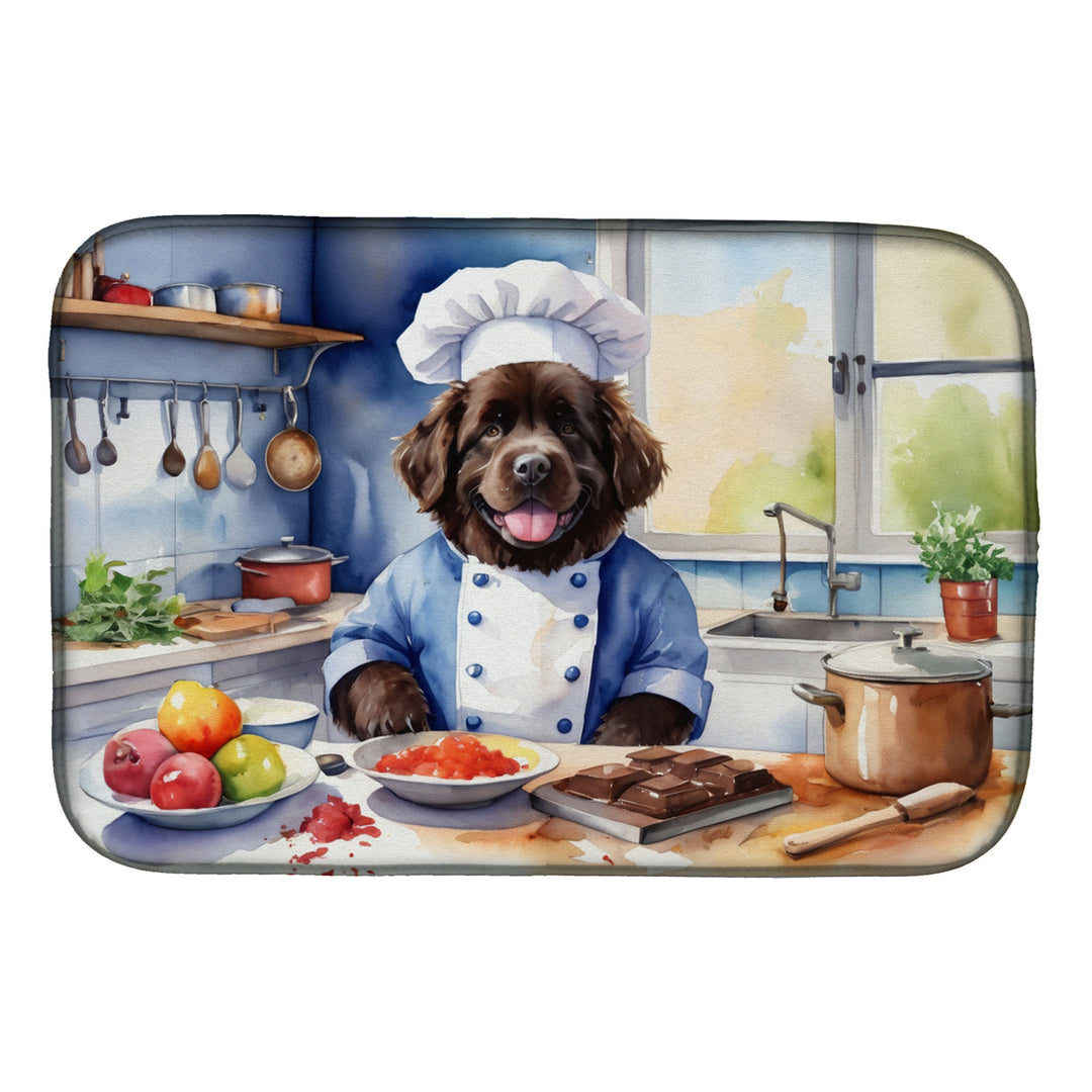 Yorkie Yorkshire Terrier The Chef Dish Drying Mat Image 12