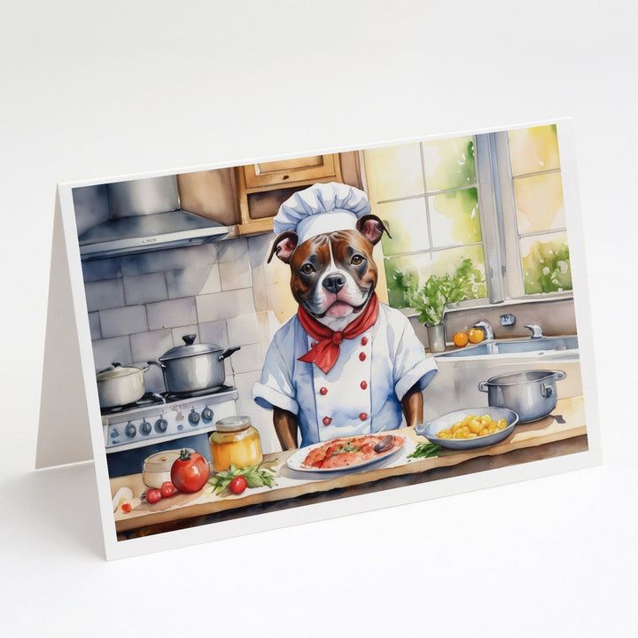 Yorkie Yorkshire Terrier The Chef Greeting Cards Pack of 8 Image 1