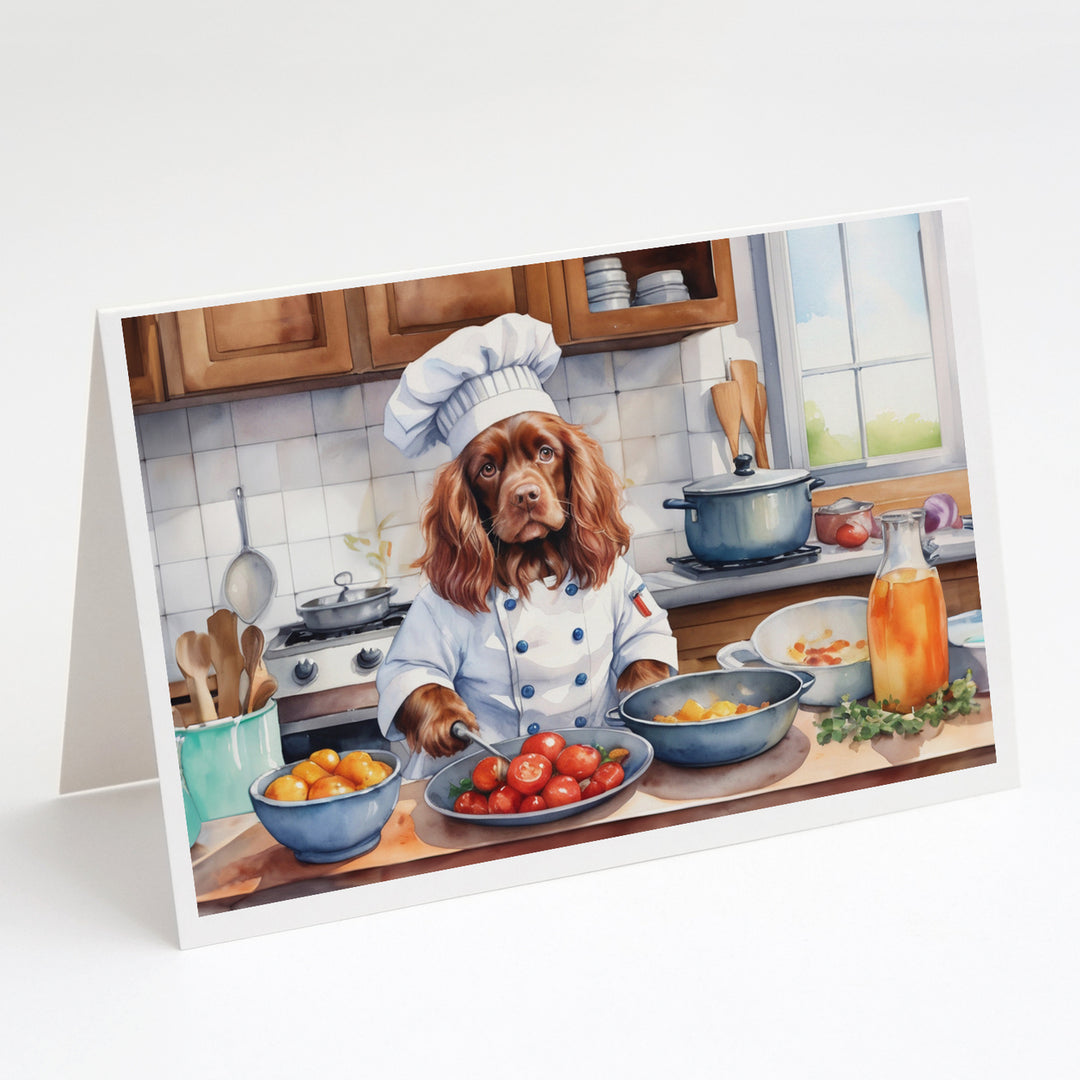 Yorkie Yorkshire Terrier The Chef Greeting Cards Pack of 8 Image 4