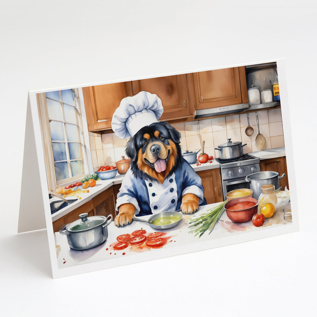 Yorkie Yorkshire Terrier The Chef Greeting Cards Pack of 8 Image 5