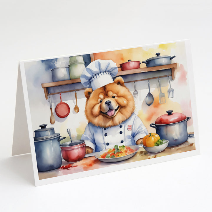 Yorkie Yorkshire Terrier The Chef Greeting Cards Pack of 8 Image 5